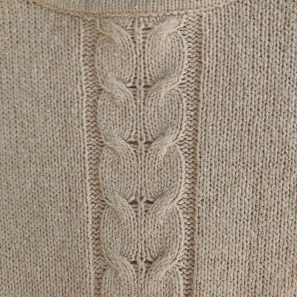 JJ Jones Silk Angora Wool Sweater Womens Sz M VTG Pastel Peach Feminine Romantic - Picture 7 of 12